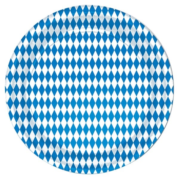 Oktoberfest 9" Plates - 8 Per Pack