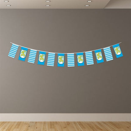 Oktoberfest Bavarian Lion 12' Pennant Banner
