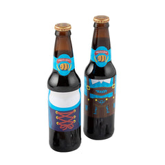 Oktoberfest Beer Bottle Sticker Labels - 12 Pieces Per Pack