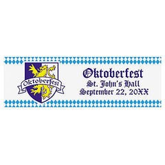 52" x 17" Oktoberfest Party Custom Banner - Small