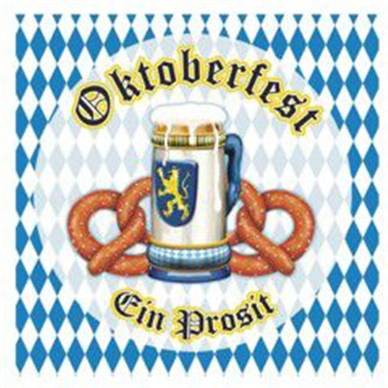 Oktoberfest Pretzels Lunch Napkins - 16 Per Pack