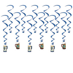 Oktoberfest Whirl Decorations - Pack of 12 Whirls