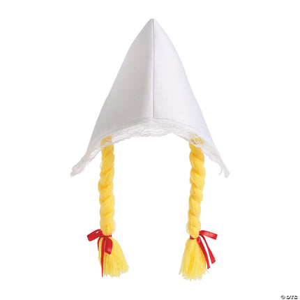 Oktoberfest White Hat With Braids