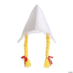 Oktoberfest White Hat With Braids
