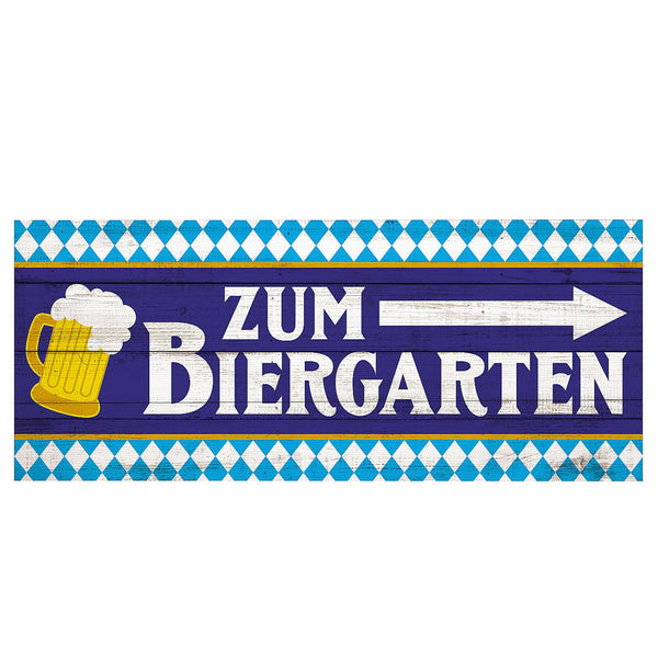 Oktoberfest Zum Biergarten Tabletop Sign