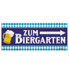 Oktoberfest Zum Biergarten Tabletop Sign