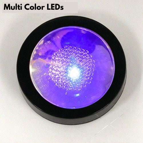 Multi Color LED Light Up Drink Coasters - Switch Activated