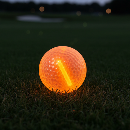 1.5" Orange Glow Sticks for Night Golf