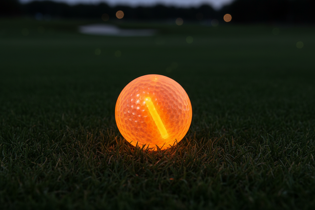 1.5" Orange Glow Sticks for Night Golf
