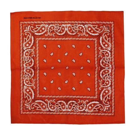 Orange Cotton Bandanas
