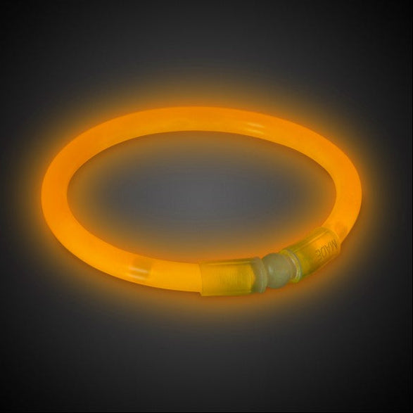 8 Inch Premium Glow Stick Bracelets Orange