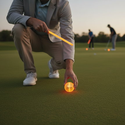 Orange Glow Flyer Golf Ball