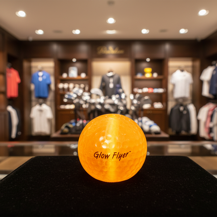 Orange Glow Flyer Golf Ball