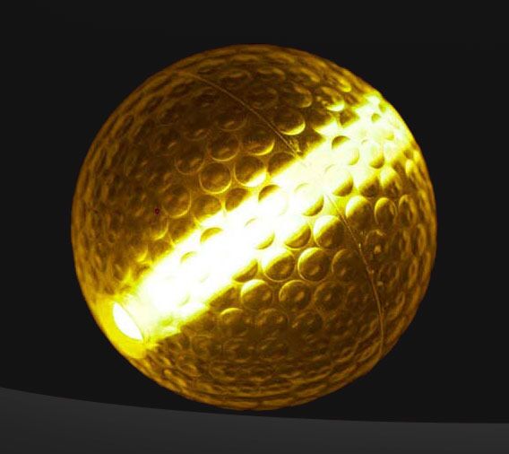 Orange Glow Golf Ball - 1 Per Pack