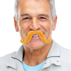 Orange Handlebar Moustache
