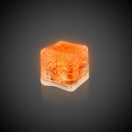 Orange LED Light Up Ice Cubes