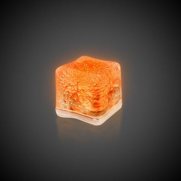 Orange LED Light Up Ice Cubes