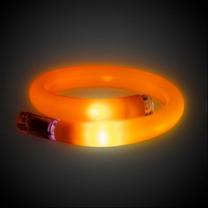 Orange LED Tube Bracelet