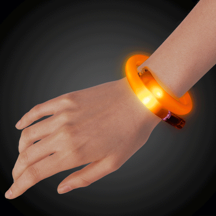 Orange LED Tube Bracelet