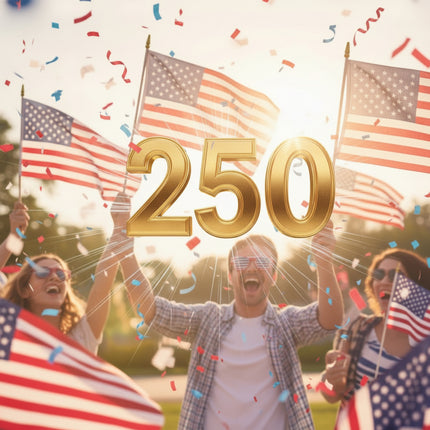 Patriotic America 250th Anniversary Sunglasses - 12 Per Pack 