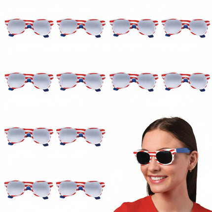 Patriotic America 250th Anniversary Sunglasses - 12 Per Pack 