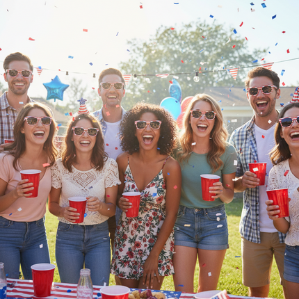 Patriotic America 250th Anniversary Sunglasses - 12 Per Pack 