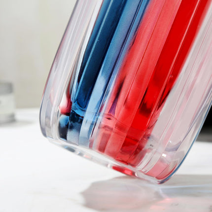 Patriotic Glass Modern Vase Bouquet