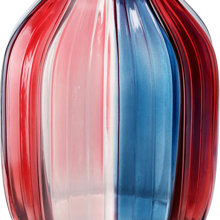 Patriotic Glass Modern Vase Bouquet