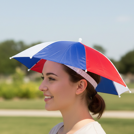 Patriotic Umbrella Hat
