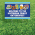 Personalized 24" x 16" Oktoberfest Yard Sign