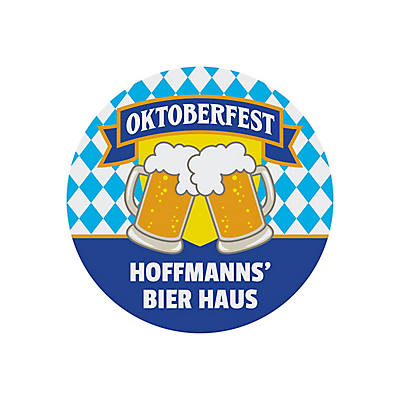 Personalized Oktoberfest Stickers Bulk - 144 Per Pack