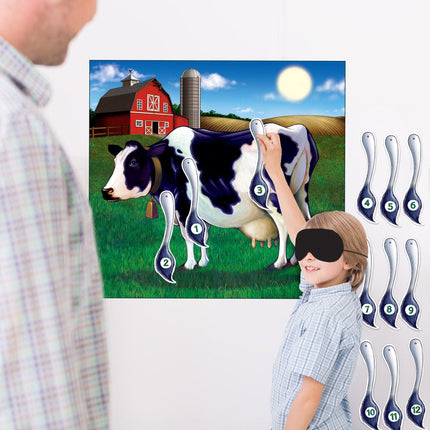 Pin the Tail On the Cow Game
