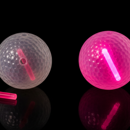 1.5" Pink Glow Sticks for Night Golf