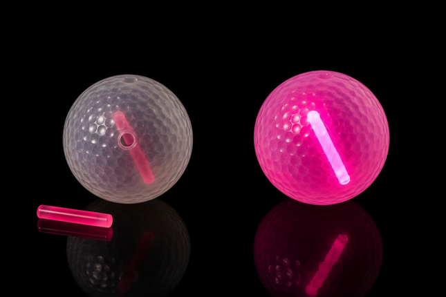 1.5" Pink Glow Sticks for Night Golf