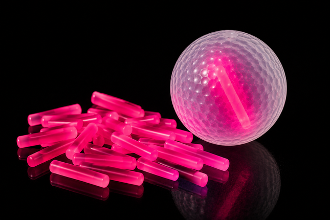 1.5" Pink Glow Sticks for Night Golf