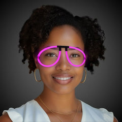 Pink Glow Eyeglasses - Pack of 6
