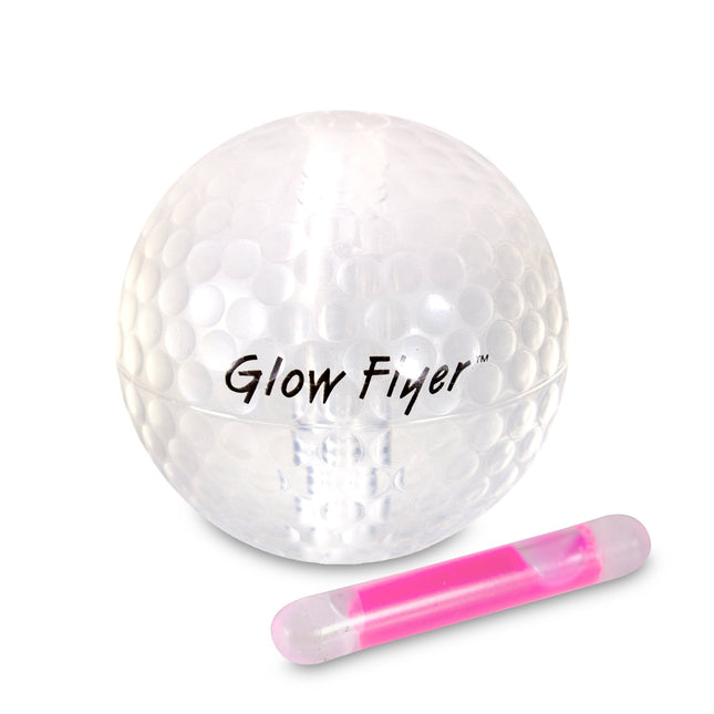 Pink Glow Flyer Golf Ball