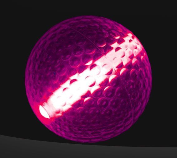 Pink Glow Golf Ball - 1 Per Pack