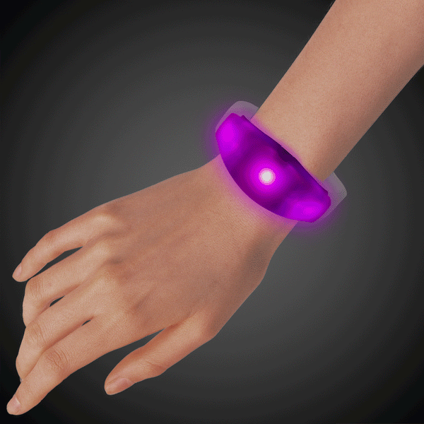 LED Pink Stretchy Bangle Bracelet 