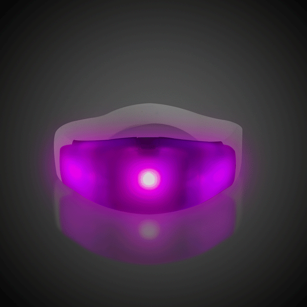 LED Pink Stretchy Bangle Bracelet 