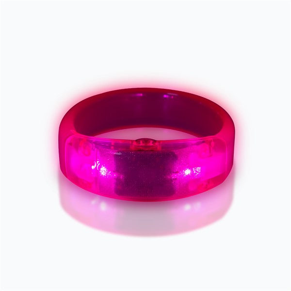 Pink LED Bangle Bracelet