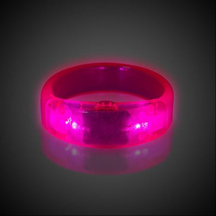 Pink LED Bangle Bracelet