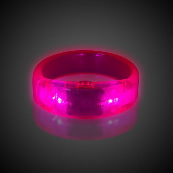Pink LED Bangle Bracelet