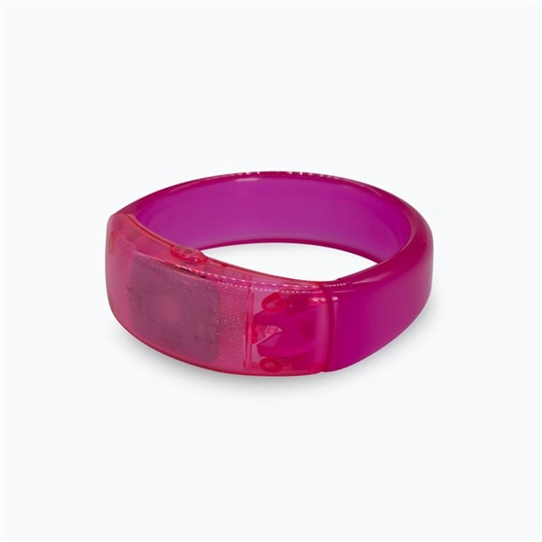 Pink LED Bangle Bracelet