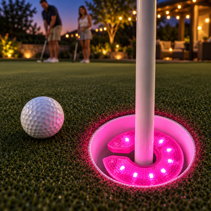 LED Golf Hole Light with 7 Color Modes