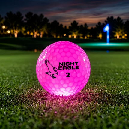 Pink Night Eagle CV LED Golf Ball