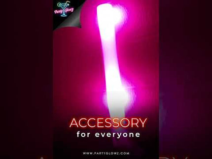 Pink LED Light Up Foam Stick Baton - Video
