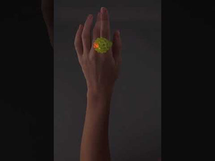 LED Light Up Flashing Bumpy Jelly Rings