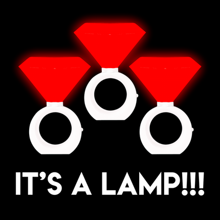 Red LED Diamond Ring Lights