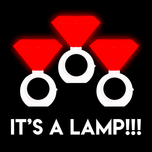 Red LED Diamond Ring Lights